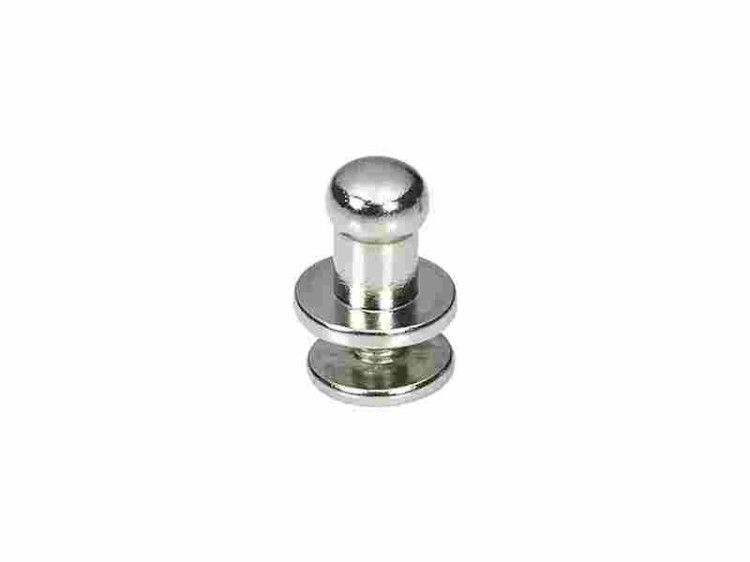Śrubka Kulka Knopik Nit 5/4/8 mm Srebrny 5szt