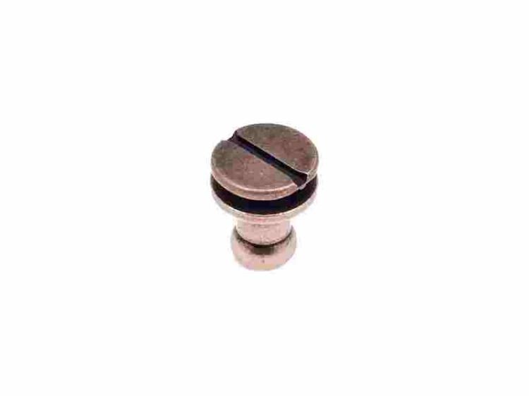 Śrubka Kulka Knopik Nit 5/4/8 mm Stare Złoto 5szt