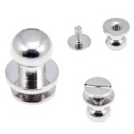 Schraube Kugel Knopik Rivet 8/5/10 mm Silber 5 Stk