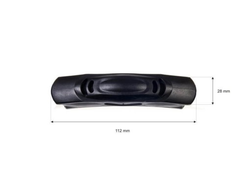 Rączka plastikowa 112x28mm Teczki Torebki Walizki