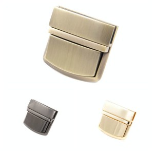 Verschluss (Reißverschluss) für Aktentasche oder Handtasche, 43 x 43 mm