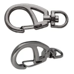 Karabinerhaken 9 x 46 mm, Karabinerhaken, Verschluss, C. Nickel