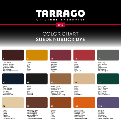 Farba do zamszu nubuku Tarrago Suede 50ml