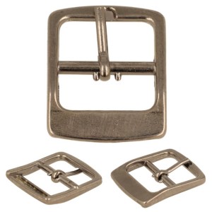 Gürtelclip für 18-mm-Gürtel, Schlaufe, dunkles Nickel, 5 Stück