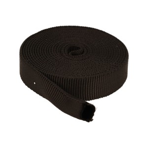 Rohrband 30 mm, Polypropylen, schwarz, 5 m