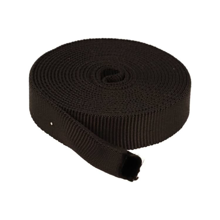Taśma Rurowa 30mm Polipropylen Czarna 5mb