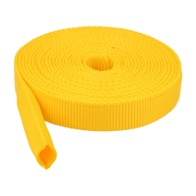 Taśma Rurowa 25mm Polipropylen Żółta 5mb