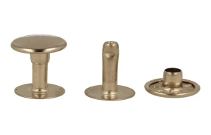 Nähniete zum Einpressen 11 x 11 mm, 100 Stück, Nickel