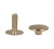 Nity krawieckie Do zaklepania 11x11mm 100szt Nikiel