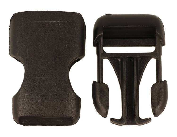Klamra Plastikowa 25mm Zapięcie Klasyk 10szt