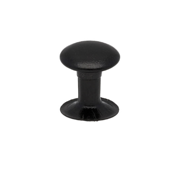 Nity kaletnicze 8x3x9mm Czarny Mat 100szt