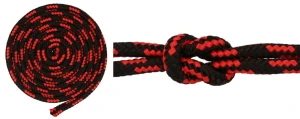 Seil, Schnur, Kordel 6 mm, schwarz/rot, Kern, 10 m