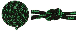 Seil, Schnur, Kordel 6 mm, schwarz/grün, Kern, 10 m