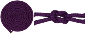 Seil, Schnur, Kordel 6 mm, violett, Polypropylen-Kern, 10 m