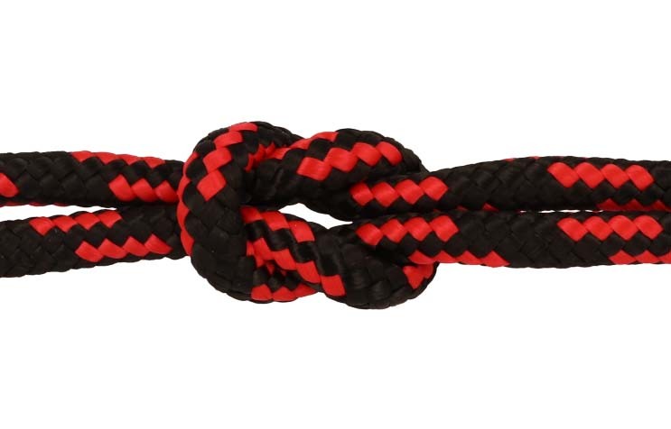 Lina Polipropylenowa Rdzeń 10mm Czarno/Czerwona 5m