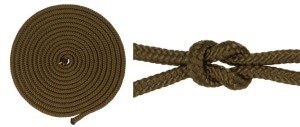 Linka-Seil aus Polypropylen, Kern 4 mm, Khaki, 20 m