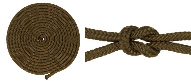 Lina Linka Polipropylen Rdzeń 5mm Khaki 10mb