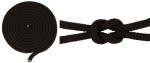 Lina Pleciona 6mm Polipropylenowa Rdzeń 25mb Czarna
