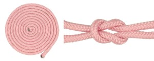 Geflochtenes Seil, 6 mm, Polypropylen-Kern, 25 m, rosa, M.
