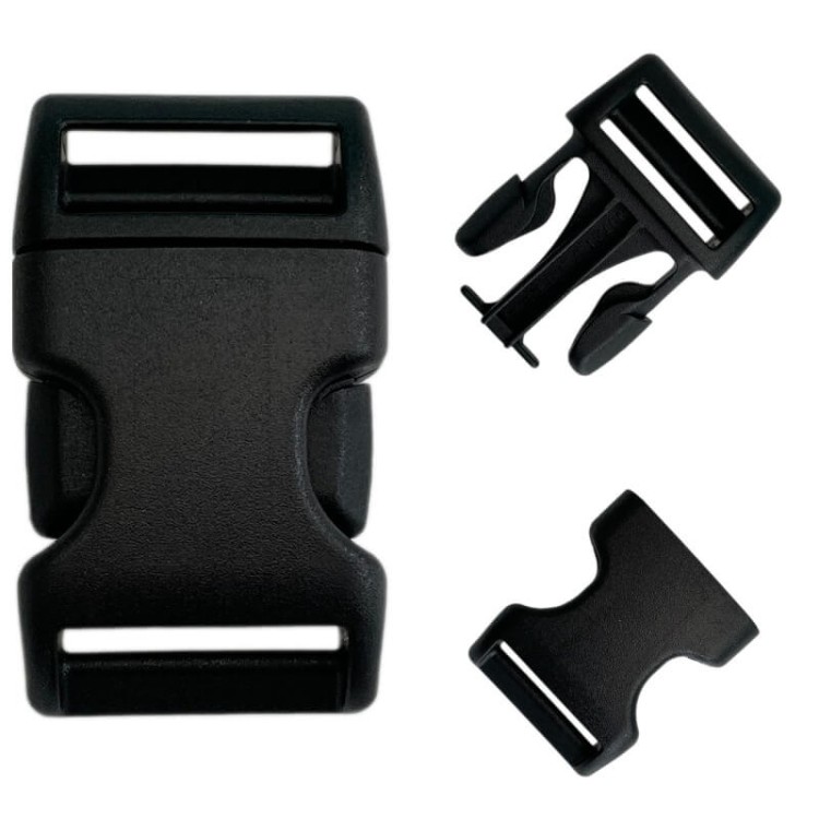 Klamra 20mm Zapięcie Zatrzask Duraflex Wygięta 5szt