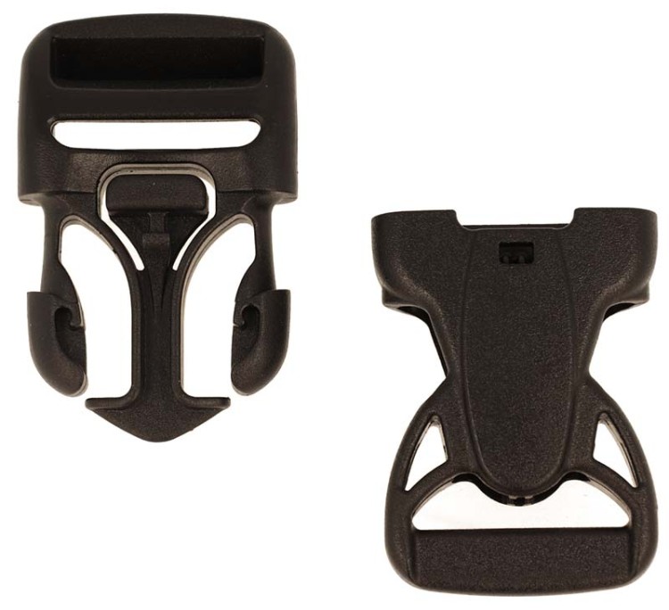 Klamra plastikowa 25mm Zapięcie 3pkt Duraflex