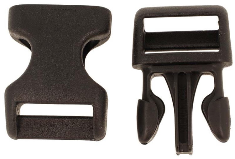 Klamra plastikowa 15mm Zapięcie Zatrzask Duraflex 5szt