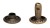 Nity 8x3x9mm LUX kaletnicze St.Złoto 100szt