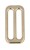 Regulator Odlewany Ramka 40 x 18 mm Srebrny