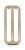 Regulator Odlewany Ramka 50 x 18  mm Srebrny