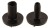 Śruba Nit plastikowy 10mm Czarny 10szt