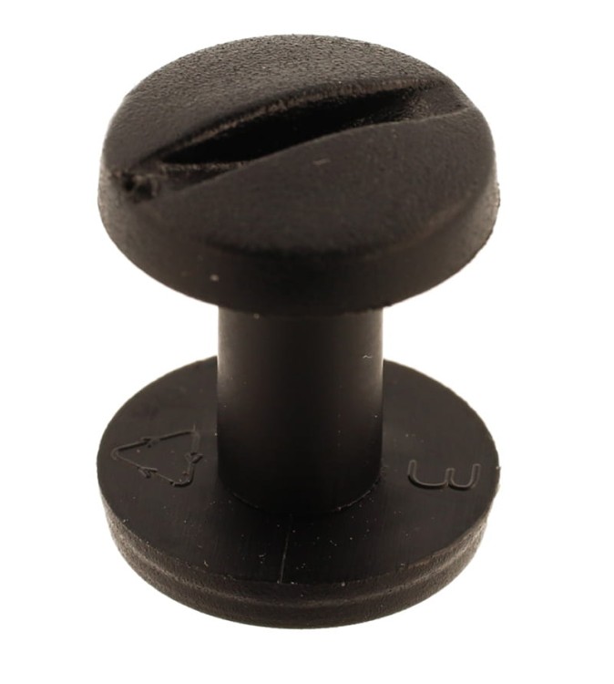 Śruba Nit plastikowy 10mm Czarny 10szt