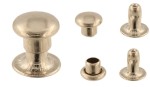 Kunstlederniete N2 5,7x6,2mm Kappennieten 50 Stk