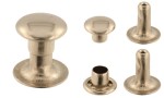 Kunstlederniete N3 7x8mm Kappennieten 50St