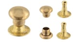 Ledernieten N2 5,7x6,2mm Kappennieten 50St Gold