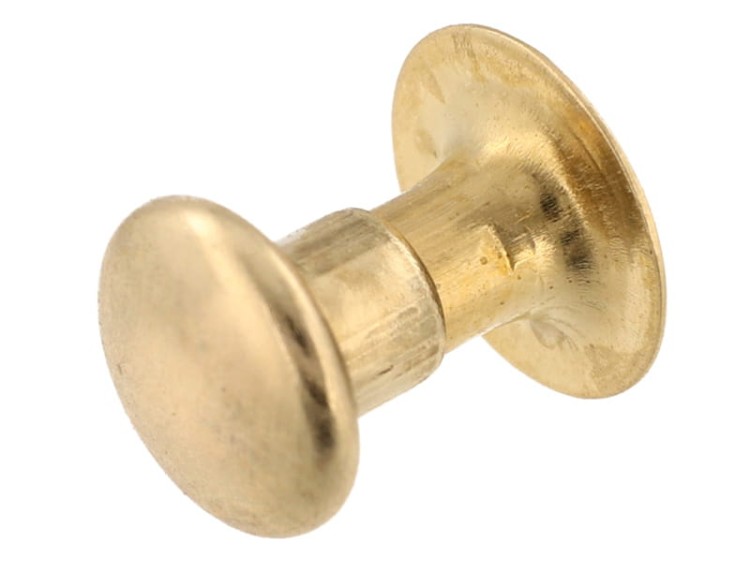 Nit kaletniczy N4 8,8x8mm Nity Kapsle 50szt Złote