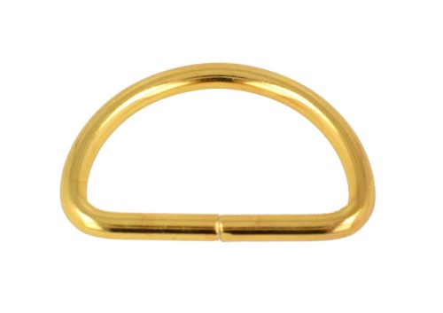 Półkole Krawieckie 40mm drut 4mm Złote 10szt