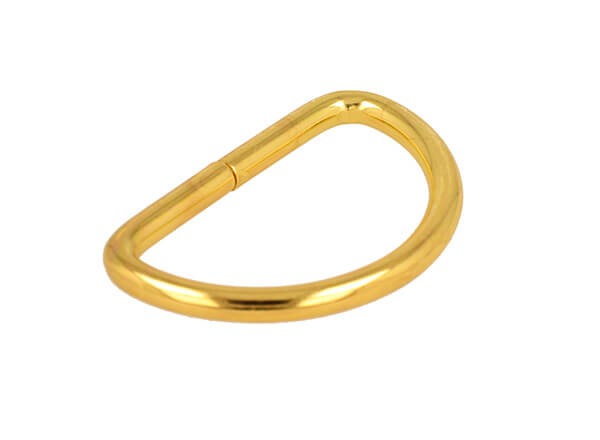 Półkole Krawieckie 40mm drut 4mm Złote 10szt