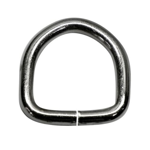 Półkole 10mm D-ring półkółko Krawieckie 10szt Niezgrzewane