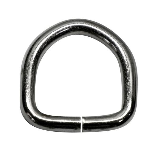 Półkole 10mm D-ring półkółko Krawieckie 10szt Niezgrzewane