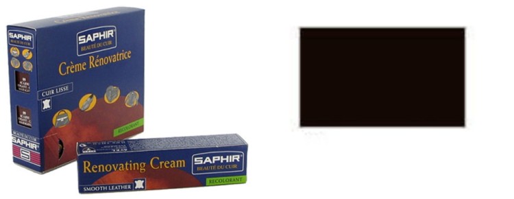 Krem do skóry SAPHIR Renovating Cream 25 ml – renowacja rys, przetarć i koloru