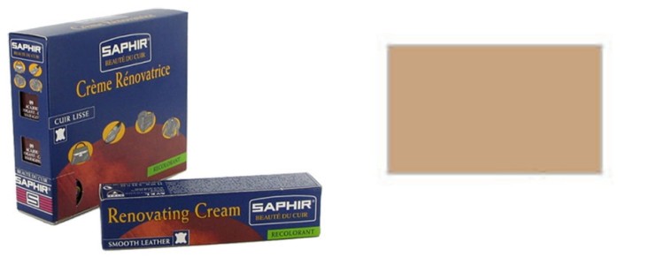 Krem do skóry SAPHIR Renovating Cream 25 ml – renowacja rys, przetarć i koloru