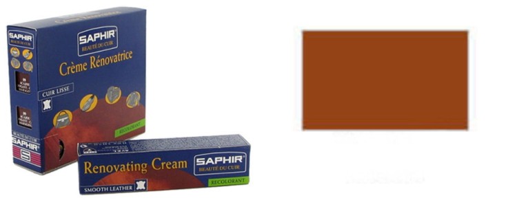 Krem do skóry SAPHIR Renovating Cream 25 ml – renowacja rys, przetarć i koloru