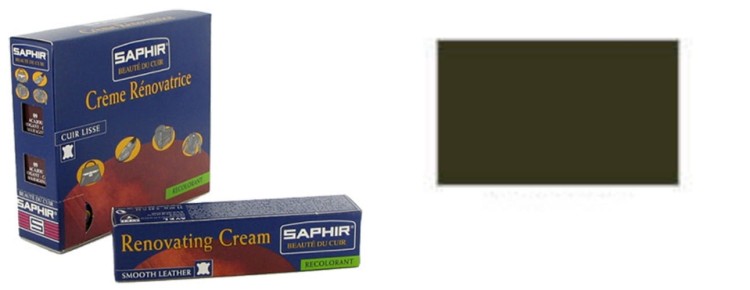 Krem do skóry SAPHIR Renovating Cream 25 ml – renowacja rys, przetarć i koloru