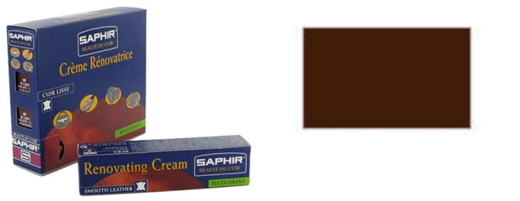 Krem do skóry SAPHIR Renovating Cream 25 ml – renowacja rys, przetarć i koloru