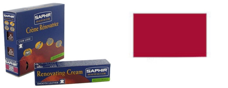 Krem do skóry SAPHIR Renovating Cream 25 ml – renowacja rys, przetarć i koloru