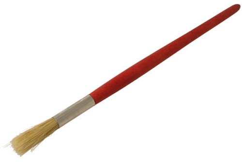 Pędzel okrągły do malowania 10x240mm Czerwony