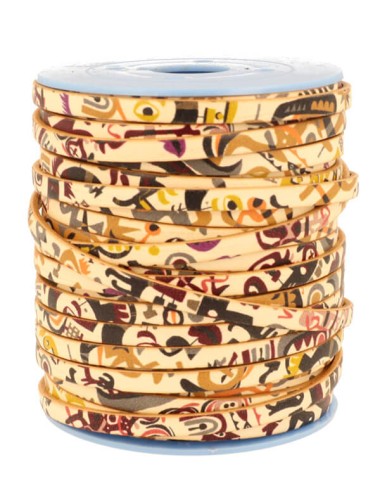 Rzemyk skórzany rzemień płaski 5 x 2 mm GEOart 1 metr