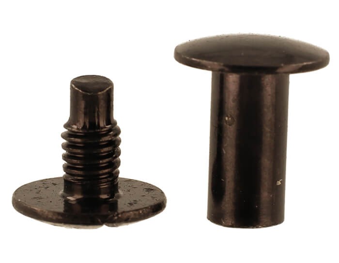 Nity skręcane Śruba Introligatorska 10 mm Czarne 10 szt