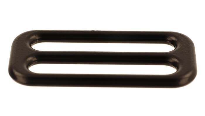 Regulator Odlewany Krawiecki 40 x 18 mm Czarny Mat