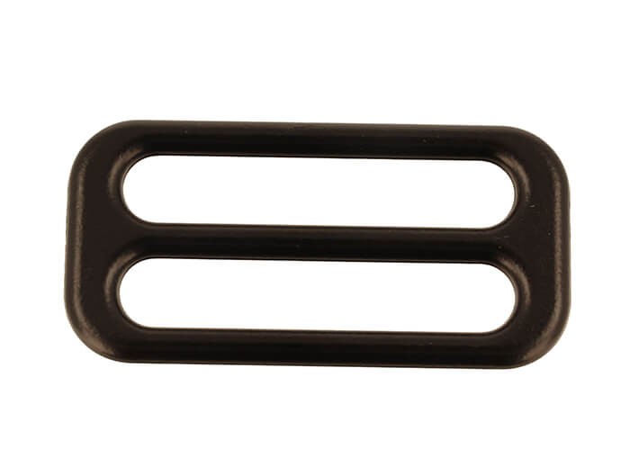 Regulator Odlewany Krawiecki 40 x 18 mm Czarny Mat